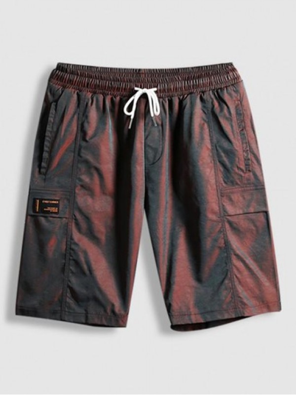 Iridescence Pocket Casual Cargo Shorts