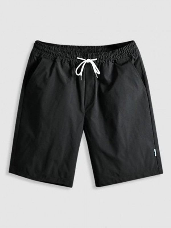 Pockets Drawstring Shorts