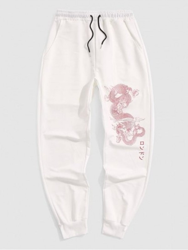 Dragon Graphic Jogger Sweatpants