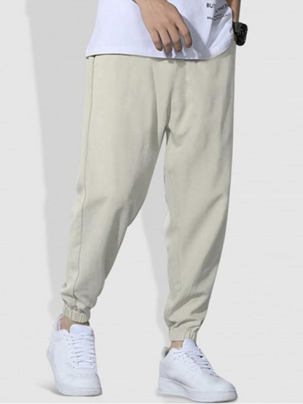 Drawstring Pocket Jogger Pants