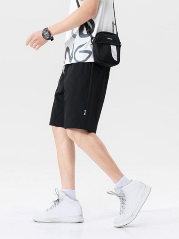 Pockets Drawstring Shorts