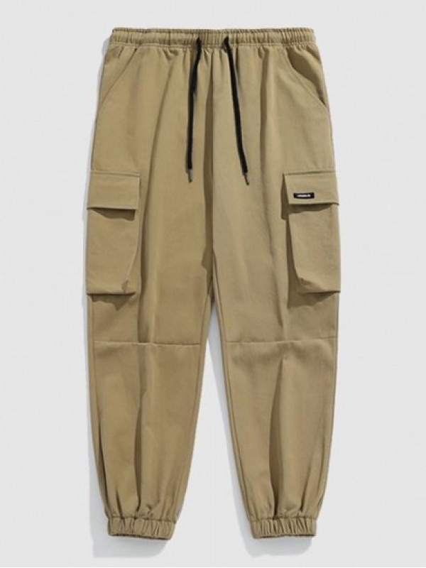 3D Pocket Cargo Beam Feet Pants