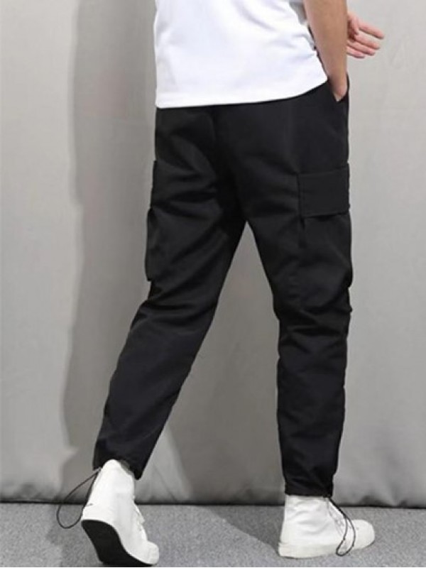 Toggle Drawstring Ruched Cargo Pants