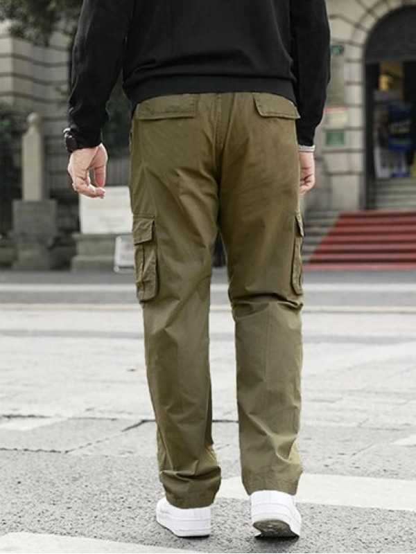 Drawstring Applique Cargo Pants