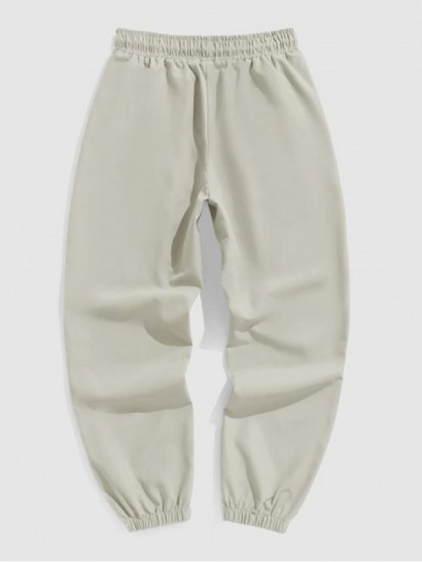 Drawstring Pocket Jogger Pants