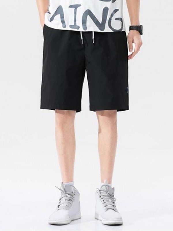 Pockets Drawstring Shorts