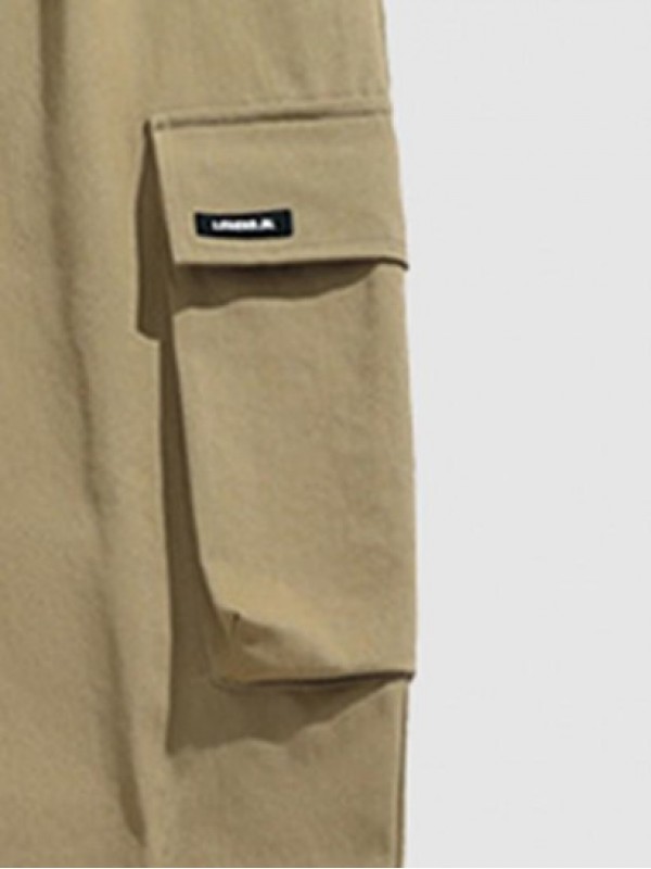 3D Pocket Cargo Beam Feet Pants