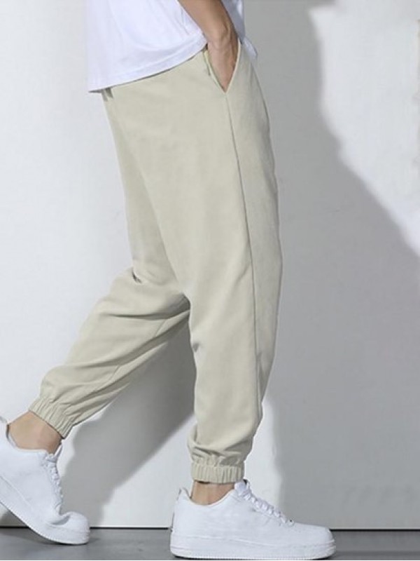 Drawstring Pocket Jogger Pants