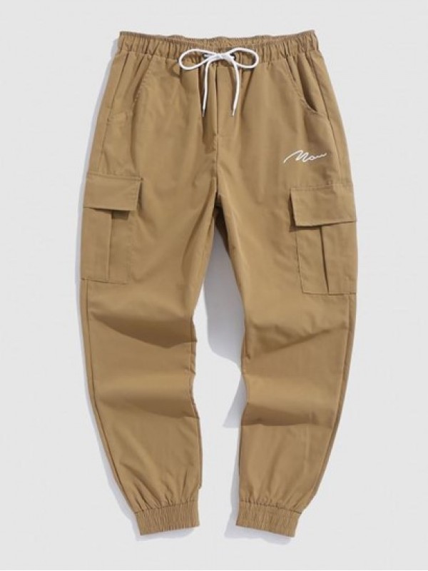 Drawstring Jogger Cargo Pants