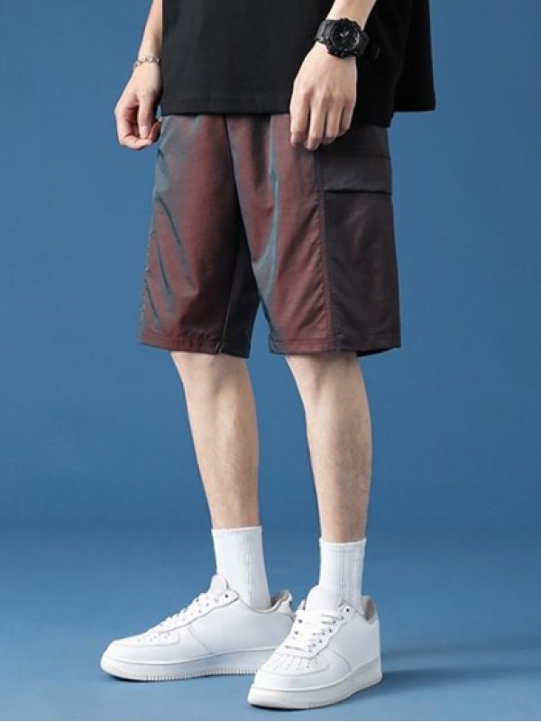 Iridescence Pocket Casual Cargo Shorts