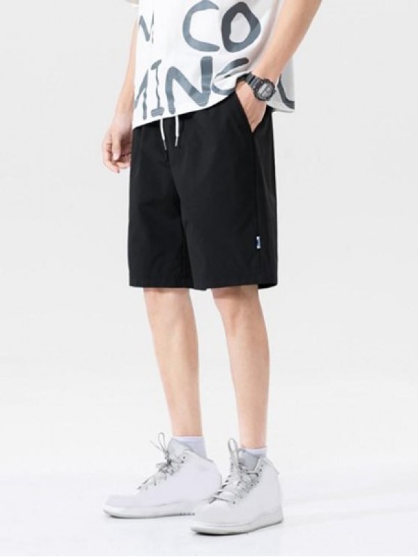 Pockets Drawstring Shorts