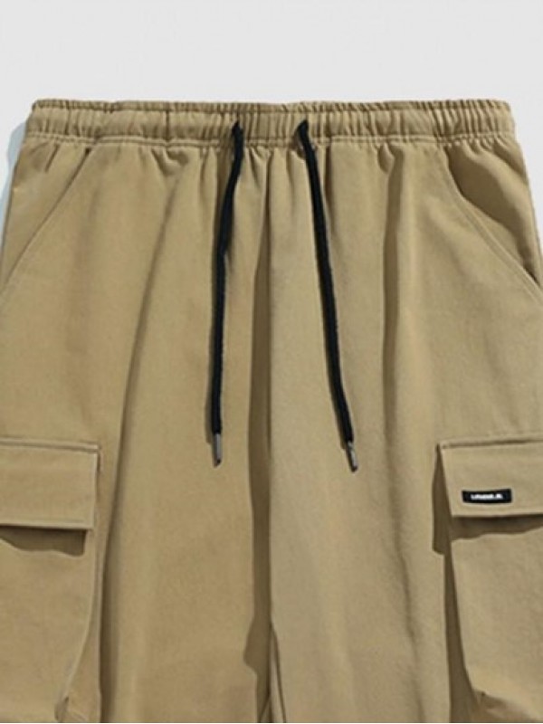 3D Pocket Cargo Beam Feet Pants