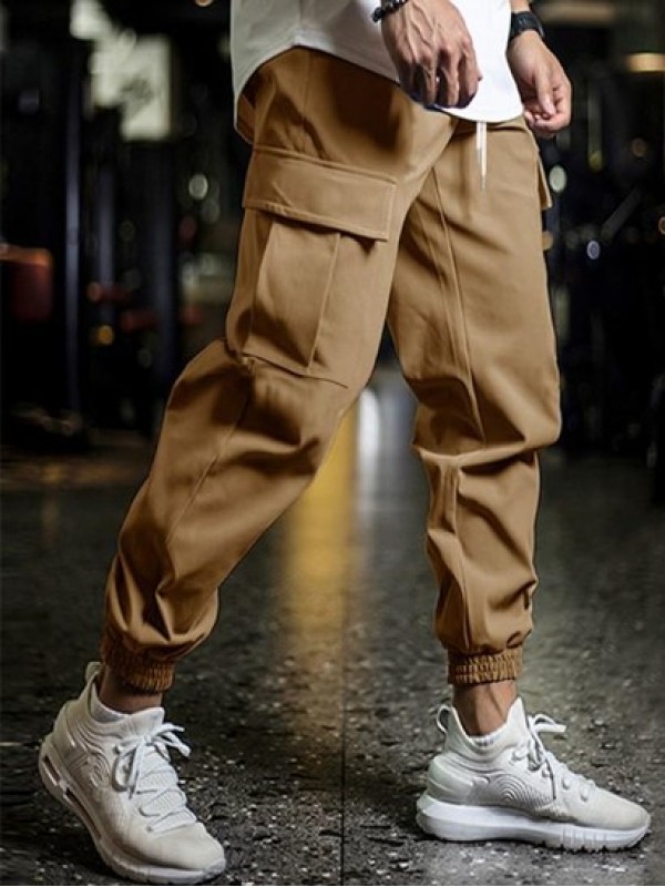 Drawstring Jogger Cargo Pants